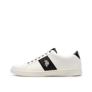 Baskets Blanches/Noires Homme US Polo ASSN High-top vue 0