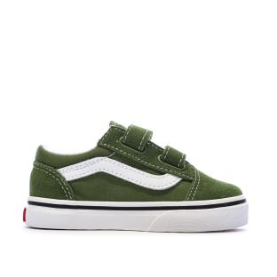 Baskets Vertes Garçon/Fille Vans Old Skool vue 2