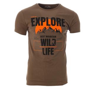 T-shirt Kaki Homme Best Mountain 2008 pas cher