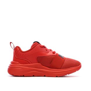 Zapatillas rojas para niño Puma Soft Wired 2 ver 0