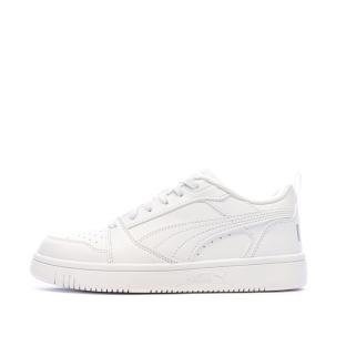 Baskets Blanches Mixte Puma Rebound V6 vue 0