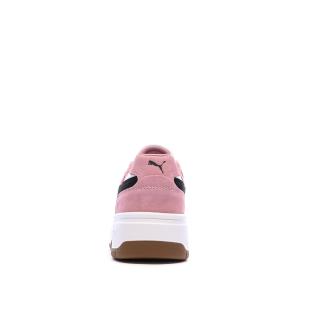 Baskets Blanches/Roses/Noires Femme Puma Rebound Low vue 0