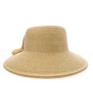 Chapeau de Paille Beige Femme Via Lorenzo Bohème vue 0
