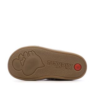 Bottillons Camel Garçon Kickers Tackeasy vue 0