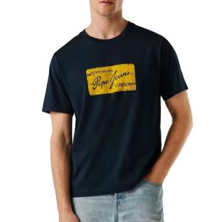 T-Shirt Marine Homme Pepe jeans Original vue 0