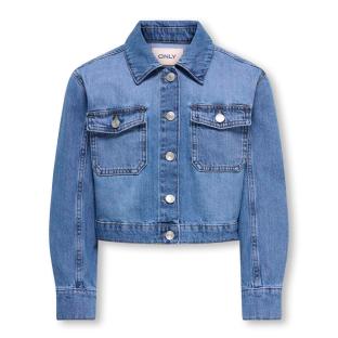 Veste en jean Bleu fille Kids ONLY Koglumi vue 0