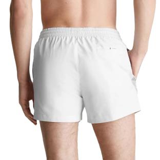 Short de bain Blanc Homme Calvin Klein Drawstring KM0KM00956 vue 3