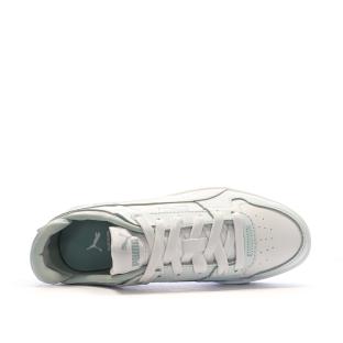 Chaussures Blanc/Bleu Femme Puma Carina Street VTG vue 4