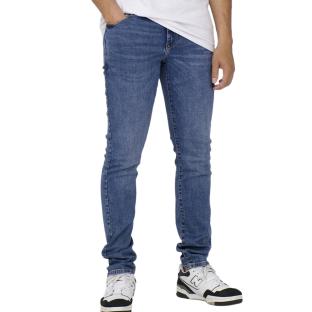 Jean Bleu clair Homme Only & Sons loom Slim pas cher