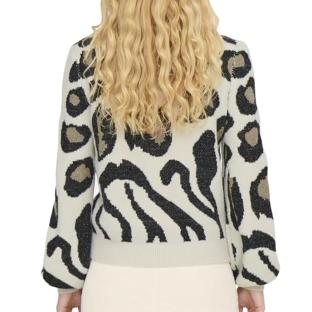 Pull Noir/Beige Femme JDY Lorraine vue 0