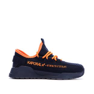 Kaporal Dofini Boys’ Navy/Orange Trainers Photo of the Espace des Marques %store% store - view of %key%