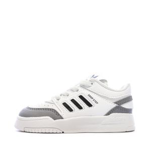 Baskets Blanches/Grises Garçon Adidas Drop pas cher