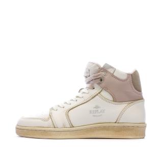 Baskets Blanches Femme Replay Century pas cher