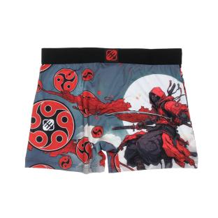 Boxer Noir/Rouge à Imprimés Homme Freegun NIN vue 2