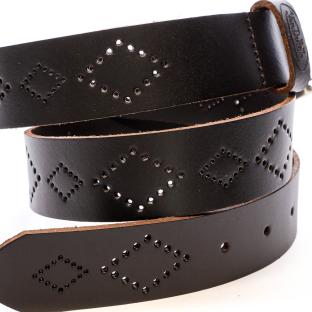 Ceinture Marron Foncé Femme Von Dutch CHARMS vue 2