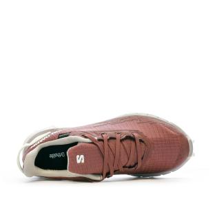 Chaussures de Trail Rouge/Blanche Femme Salomon Alphacross 4 vue 4