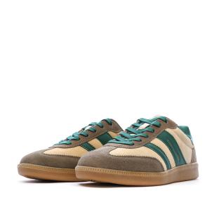 Baskets Vert Foncé/Beige Femme Teddy Smith 120235 vue 6