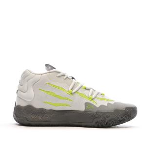 Chaussures de basket Blanche/Grise Homme Puma Hills vue 2