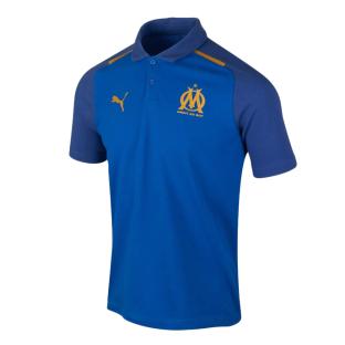 OM Polo Bleu Homme Puma 2024 pas cher