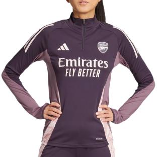 Arsenal Sweat Training 1/4 zip Prune Femme Adidas 24/25 vue 0