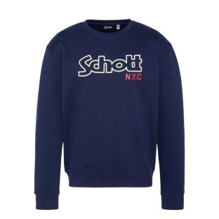 Sweat Marine Homme Schott Stanley pas cher