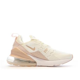 Baskets Blanches/Rose Femme Nike Air Max 270 vue 0