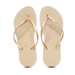 Tongs à plateforme Beige Femme Havaianas Infradito vue 0