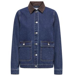 Veste en Jean Bleu Femme JDY Ella Pocket pas cher