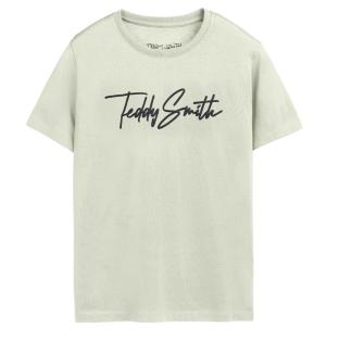 T-Shirt Vert Garçon Teddy Smith Evant vue 0