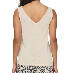 Débardeur Beige Femme JDY Faustina 15249543 vue 2