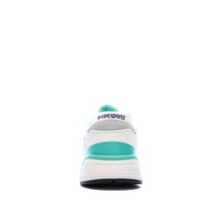 Baskets Blanche/Verte/Violet Homme Le Coq Sportif Lcs R1100 Nineties vue 0