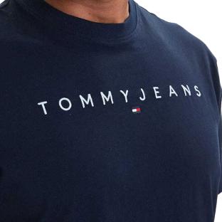 T-Shirt Marine Homme Tommy Hilfiger Reg Linearss vue 0