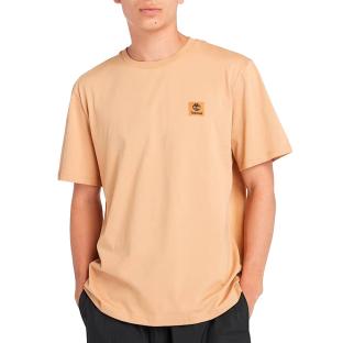 Camiseta de color camel para hombre de Timberland con insignia en la manga ver 0