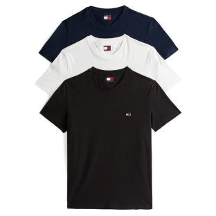 3x T-Shirt Noir/Marine/Blanc Homme Tommy Hilfiger DM0DM21579 vue 0