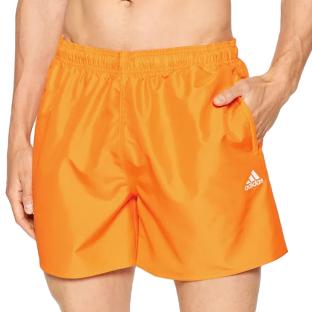 Short de bain Orange Homme Adidas Solid HA0375 pas cher