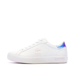 Baskets Blanches Femme Lacoste Powercourt 124 pas cher