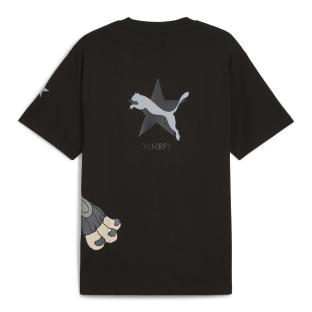 T-shirt Noir Homme Puma X Yamepi vue 2