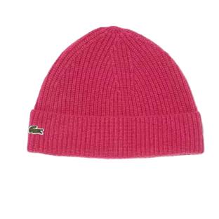 Bonnet Rose Femme Lacoste RB0805 pas cher