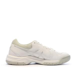 Weiße Herren Asics Gel Dedicate 5 Tennisschuhe Ansicht 0