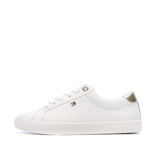 Baskets Blanches/Argent Femme Tommy Hilfiger Sneaker vue 0
