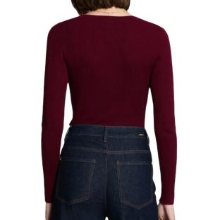 Pull Bordeaux Femme Morgan MBANBIN vue 0