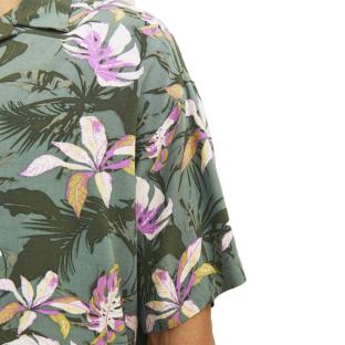 Chemise Manches Courtes Verte/Violet Homme Jack & Jones Jorluke vue 3