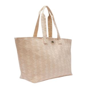 Lacoste Women's XL Summer Beige Shopping Bag Photo of the Espace des Marques %store% store - view of %key%