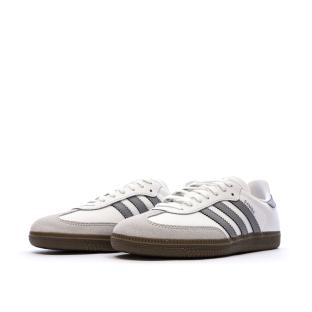 Samba Baskets Blanches/Grises Garçon/Fille Adidas vue 6