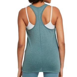 Débardeur Gris/Bleu Femme Nike Yoga Layer Tank vue 2