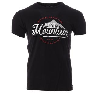 T-shirt Noir Homme Best Mountain 2009 pas cher
