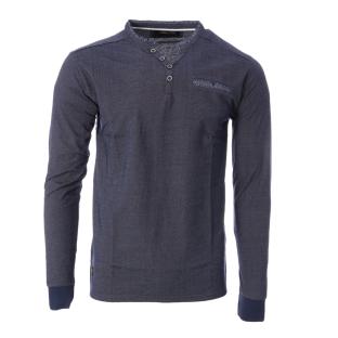 T-shirt Manches Longues Marine Homme RMS26 91241 pas cher