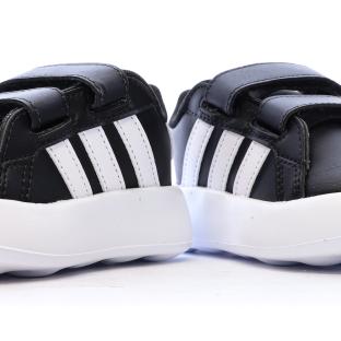 Baskets Noir Garçon bébé Adidas Advantage vue 7