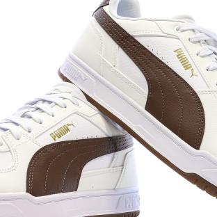 Puma Caven III Men’s White/Dark Brown Trainers Photo of the Espace des Marques %store% store - view of %key%