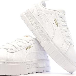 Baskets Blanches Garçon/Fille Puma Mayze vue 7